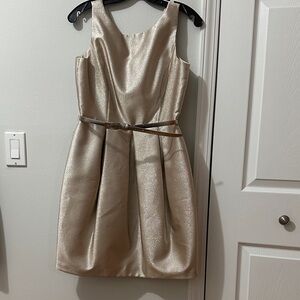 Beautiful and Elegant Gold Sleeveless Dress